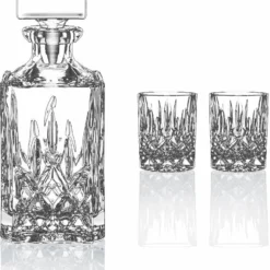 Nachtmann 0091899-0 Noblesse Whisky-Set, 1 X Karaffe/Dekanter + 2 X Whisky-Becher, Klar (1 Set) -Deutschland Herd Geheimnis Verkaufs-Shop 6882b73938b3cbb31a6e9f553952580e