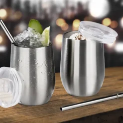 GOURMETmaxx Getränkebecher Inkl. Trinkhalm - 2er-Set -Deutschland Herd Geheimnis Verkaufs-Shop 69b4e5dca5eae3247c39229d90d809eb