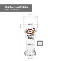 2x Weizenbiergläser Mutmacher Kampftrinker Weißbierglas 0,5L 11 2x Weizenbiergläser Mutmacher Kampftrinker Weißbierglas 0,5L -Deutschland Herd Geheimnis Verkaufs-Shop 6a05b89bf57bf2abd1de2c7b9676dba4