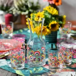 KROSNO Folk Bunt Wassergläser, 6er-Set, 250 Ml -Deutschland Herd Geheimnis Verkaufs-Shop 6b39997f9ba397ca4aa5ad5430404539