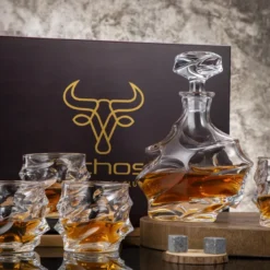 Echos Whiskyset | Whiskygläser | 7-Teiliges Whiskeyset | Geschenkset