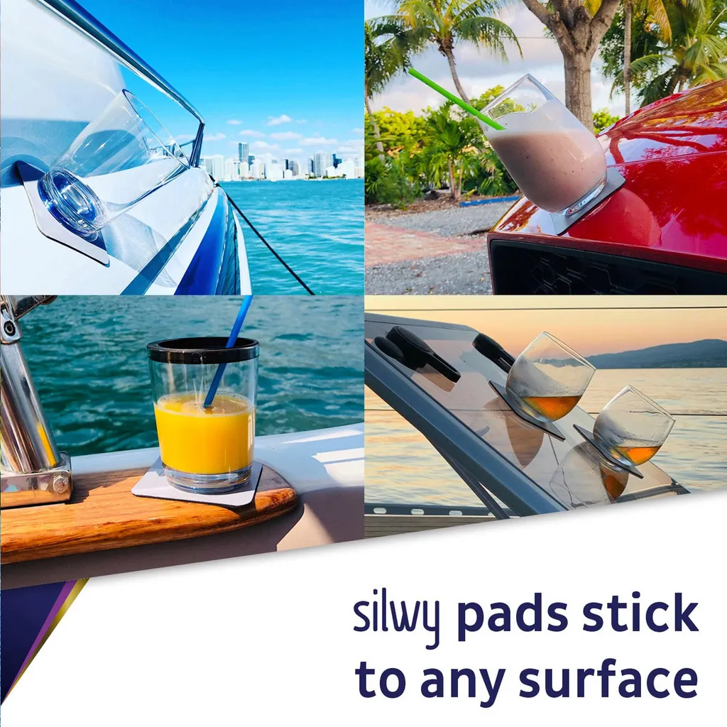 SILWY - 2 X Trinkbecher Mit Magnetboden - Hub Orange - Inkl. 2 Nano-Gel-Pads - 0,25l 7 SILWY - 2 X Trinkbecher Mit Magnetboden - Hub Orange - Inkl. 2 Nano-Gel-Pads - 0,25l - Image 5