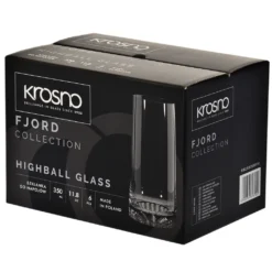 KROSNO Fjord Longdrinkgläser, 6er-Set, 350 Ml -Deutschland Herd Geheimnis Verkaufs-Shop 73370dddb53748441720fab2818732b5