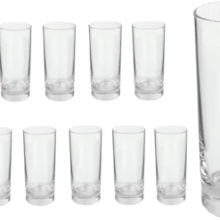 12er Set Longdrinkglas Gala 280 Ml Wasserglas Tumbler