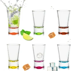 Shotgläser Set 6 Teilig Bunt Schnapsgläser 2,5cl Tequilagläser Wodkagläser Pinnchen 12 Shotgläser Set 6 Teilig Bunt Schnapsgläser 2,5cl Tequilagläser Wodkagläser Pinnchen -Deutschland Herd Geheimnis Verkaufs-Shop 75b44a57fc0a3ac239c7676a22cb6c36