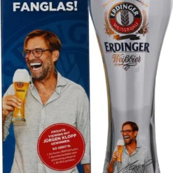 Erdinger Weizenbierglas Jürgen Klopp Limitierte Edition 0,5L