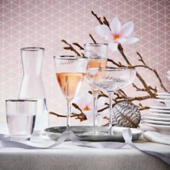 BUTLERS GOLDEN TWENTIES 4x Weingläser Mit Goldrand Und Rillen 280ml -Deutschland Herd Geheimnis Verkaufs-Shop 79a03ec3e3da84ea0228e72602716894 1