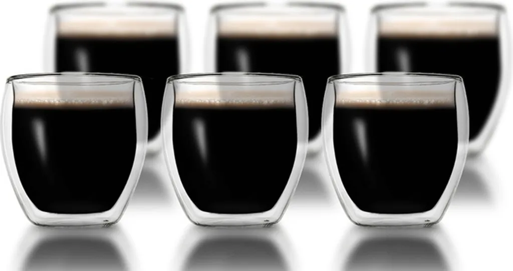 Klasique Doppelwandige Gläser 100 Ml,6er Set 3 Klasique Doppelwandige Gläser 100 Ml,6er Set
