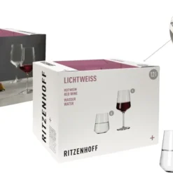 Lichtweiss Julie Rotwein- Und Wasserglas-Set #2 Von Nadine Niggemeier -Deutschland Herd Geheimnis Verkaufs-Shop 7e465ce2dc4f4aee7893e86d63e61478