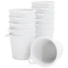 SoPro 12x Schnapsbecher Plastik 4 Cl Wiederverwendbar - Shotgläser 40 Milliliter Weiß - Mehrweg Schnapsglas Zum Umhängen -Deutschland Herd Geheimnis Verkaufs-Shop 7f279db4c9a751979a5dbdc1c96eb04f
