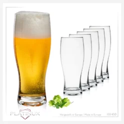 Biergläser 500ml (max. 640ml) Set 6-Teilig Bierseidel Weizengläser 0,5L Glas -Deutschland Herd Geheimnis Verkaufs-Shop 80fdc9695eee84dbecaec30cb6a5a2a6