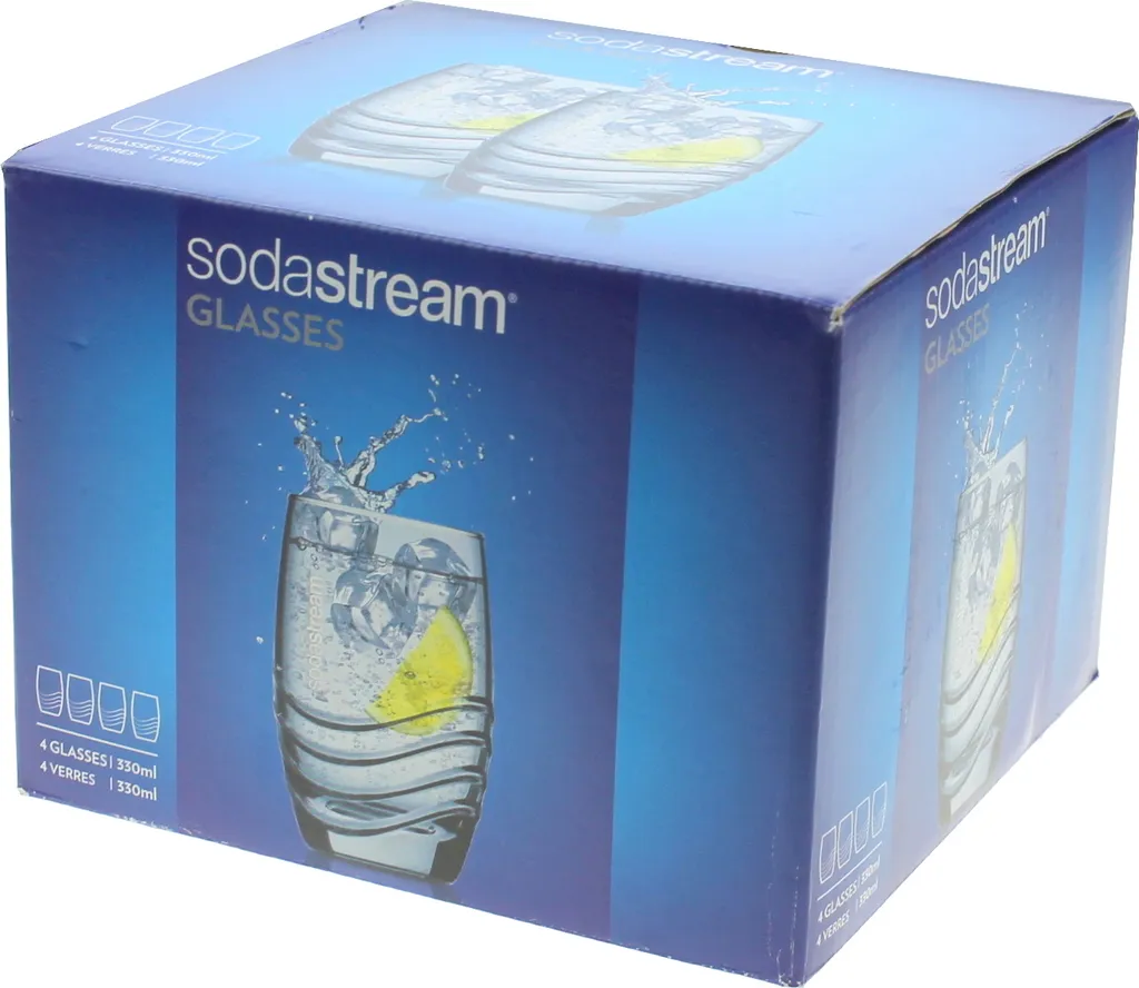 Sodastream Trinkglas 4er-Pack, Passend Zu Sodastream-Glaskaraffen 8 Sodastream Trinkglas 4er-Pack, Passend Zu Sodastream-Glaskaraffen - Image 6