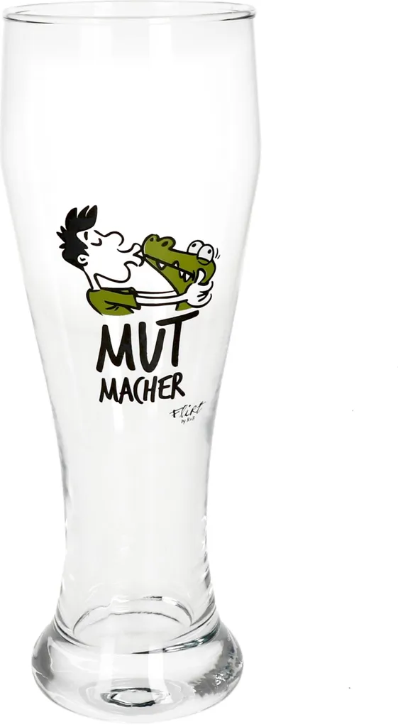 2x Weizenbiergläser Mutmacher Kampftrinker Weißbierglas 0,5L 4 2x Weizenbiergläser Mutmacher Kampftrinker Weißbierglas 0,5L - Image 2