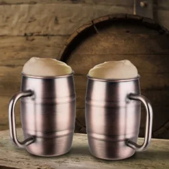 APS Bierkrug 2-er Set Humpen Aus Edelstahl Kupferbecher Bierseidel Metallbecher -Deutschland Herd Geheimnis Verkaufs-Shop 88aa043f58b81bf01414e84bf94c4b11