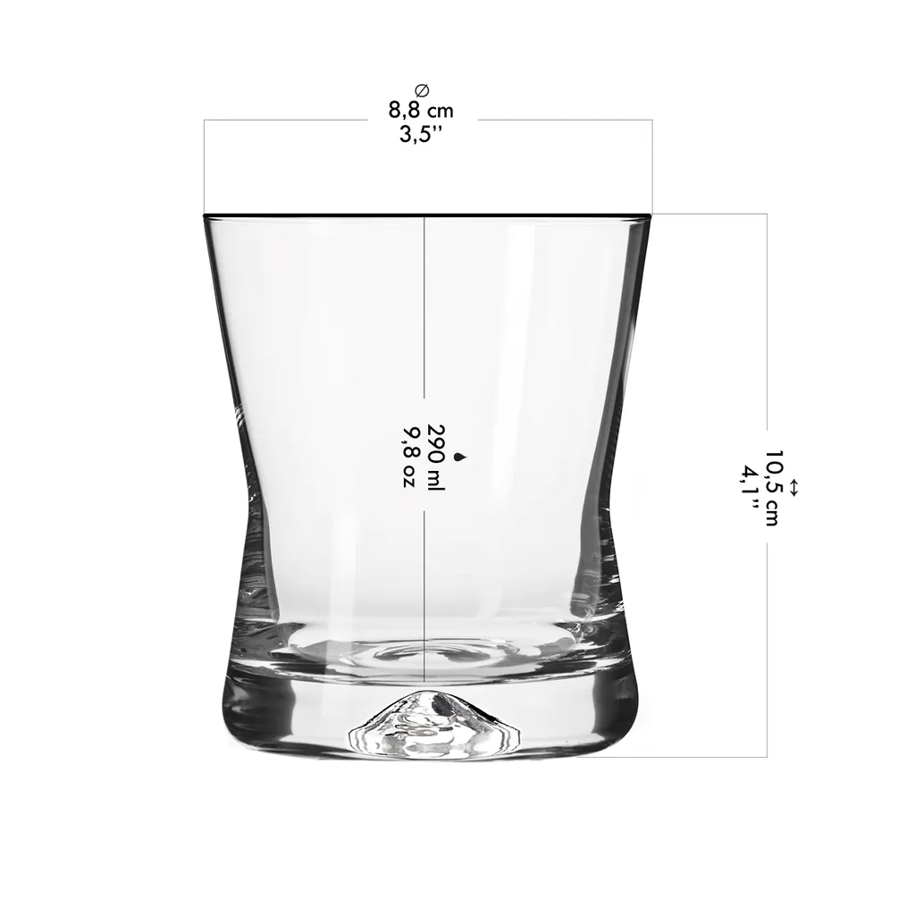 KROSNO X-Line Whiskygläser, 6er-Set, 290 Ml 5 KROSNO X-Line Whiskygläser, 6er-Set, 290 Ml - Image 3