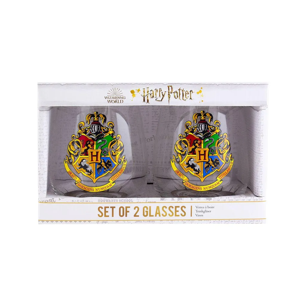 Paladone Harry Potter Gläser 2er Set Hogwarts Crest 6 Paladone Harry Potter Gläser 2er Set Hogwarts Crest - Image 4