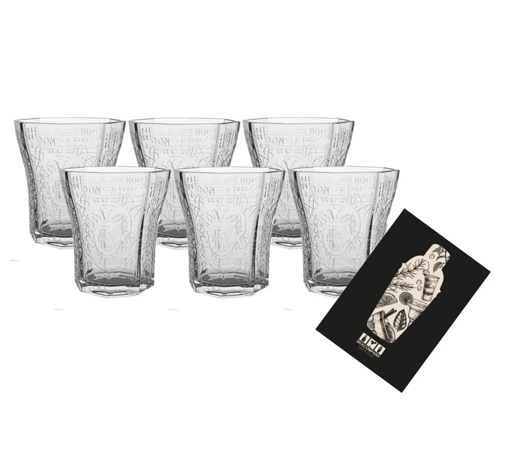 Don Papa Rum Tumbler 6er Set Limited Edition Reliefglas Mit Glasmusterung Klarglas 8 Eckig Glas Gläser Longdrinkglas 3 Don Papa Rum Tumbler 6er Set Limited Edition Reliefglas Mit Glasmusterung Klarglas 8 Eckig Glas Gläser Longdrinkglas