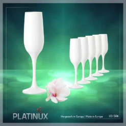 Weiße Sektgläser Set 6 Teilig Champagnergläser 160ml (max. 200ml) Aus Glas -Deutschland Herd Geheimnis Verkaufs-Shop 9621b81fbcd8035a654c8171df570f1d