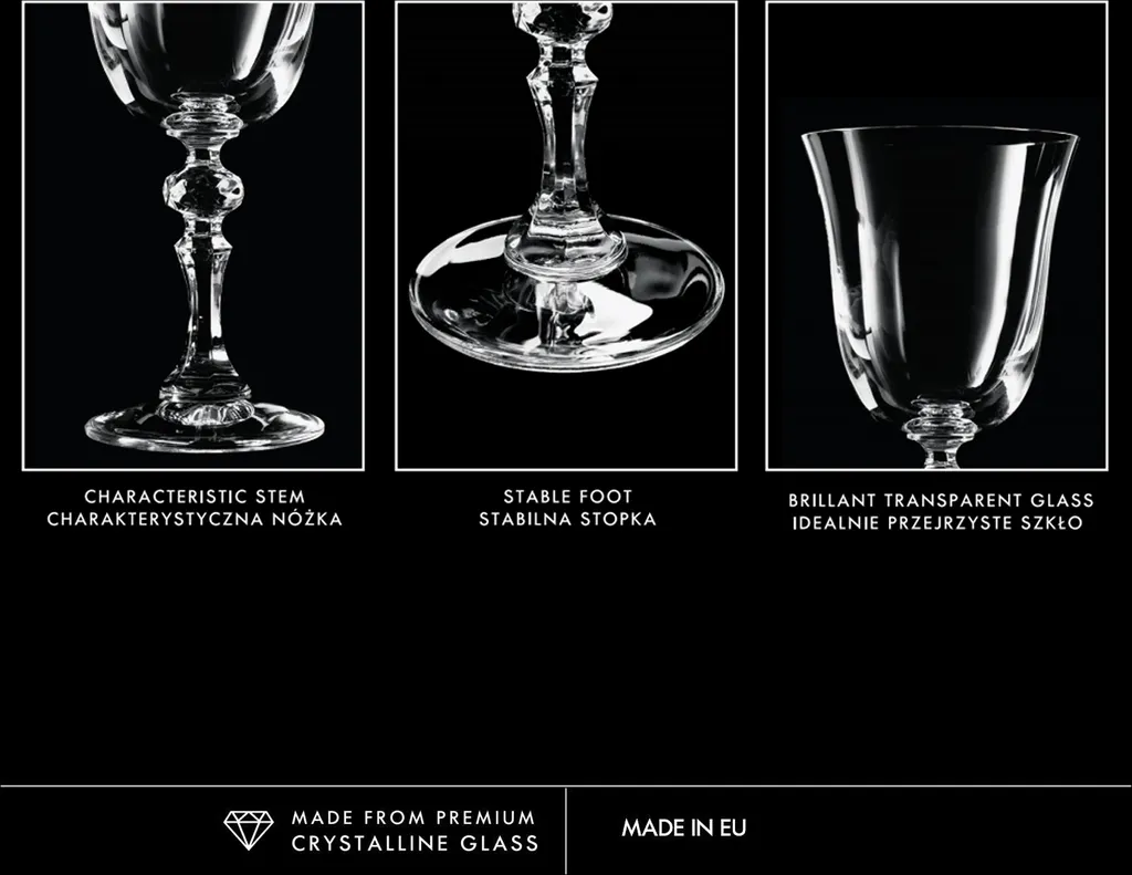 KROSNO Krista Kleine Rotweingläser, 6er-Set, 220 Ml 14 KROSNO Krista Kleine Rotweingläser, 6er-Set, 220 Ml - Image 12