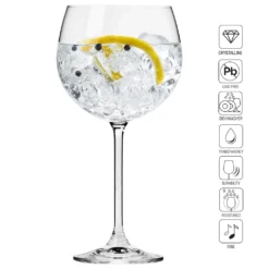 KROSNO Venezia Gin Tonic Wassergläser, 6er-Set, 480 Ml -Deutschland Herd Geheimnis Verkaufs-Shop 98772734fb0d2d576c179d5362f157d0