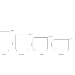 AARKE Gläser 4er Set Nesting Glasses 4x 290ml Kristallglas Stapelbar Trinkgläser -Deutschland Herd Geheimnis Verkaufs-Shop 9b400ebdbe6ac069a4b079b541abb972
