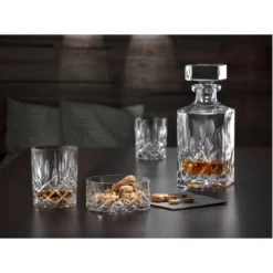 Nachtmann 0091899-0 Noblesse Whisky-Set, 1 X Karaffe/Dekanter + 2 X Whisky-Becher, Klar (1 Set) -Deutschland Herd Geheimnis Verkaufs-Shop 9edc70f7a03757d474eb291a365fd568