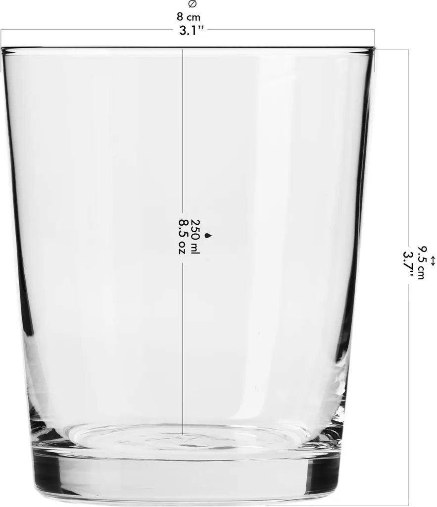 KROSNO Pure Wassergläser, 6er-Set, 250 Ml 4 KROSNO Pure Wassergläser, 6er-Set, 250 Ml - Image 2