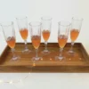 6er Set Kunststoff Champagner-Gläser Kristalleffekt 200ml / Ø6x22,5cm -Deutschland Herd Geheimnis Verkaufs-Shop a34f96f73644c300055b8af894430722