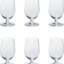 LEONARDO 061453 Ciao+ Wasserkelch, Glas, 310 Ml, H 13 Cm, Klar (6 Stück)