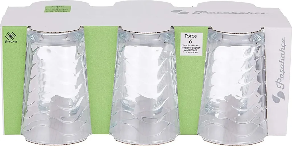Pasabahce 52644 6-Teilig Wassergläser Glas 200 Ml Trinkglas Mit Glassaft Glas Tumbler 5 Pasabahce 52644 6-Teilig Wassergläser Glas 200 Ml Trinkglas Mit Glassaft Glas Tumbler - Image 3