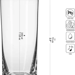 KROSNO Blended Longdrinkgläser, 6er-Set, 350 Ml -Deutschland Herd Geheimnis Verkaufs-Shop a6f651f5095f642529852e42aaeac052