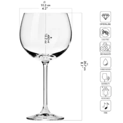 KROSNO Venezia Gin Tonic Wassergläser, 6er-Set, 480 Ml -Deutschland Herd Geheimnis Verkaufs-Shop aabb8720bc9e815005a006233751ff36