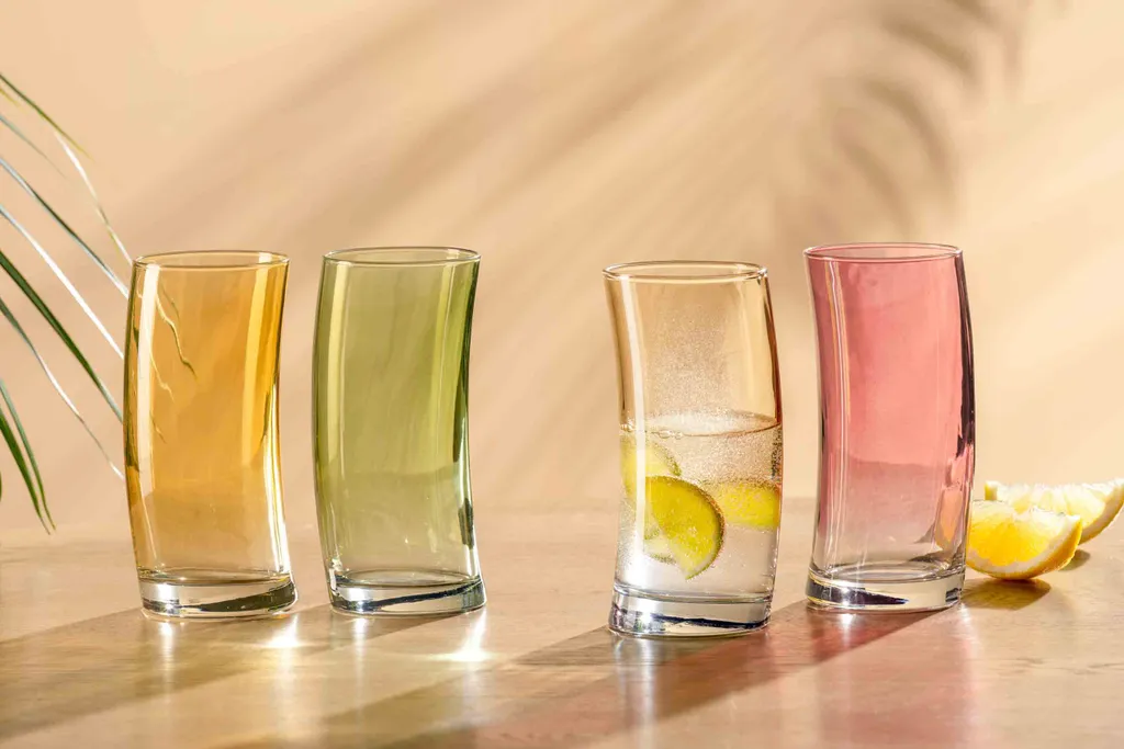 Leonardo Longdrinkbecher Swing Warm Sortiert 4 Leonardo Longdrinkbecher Swing Warm Sortiert - Image 2