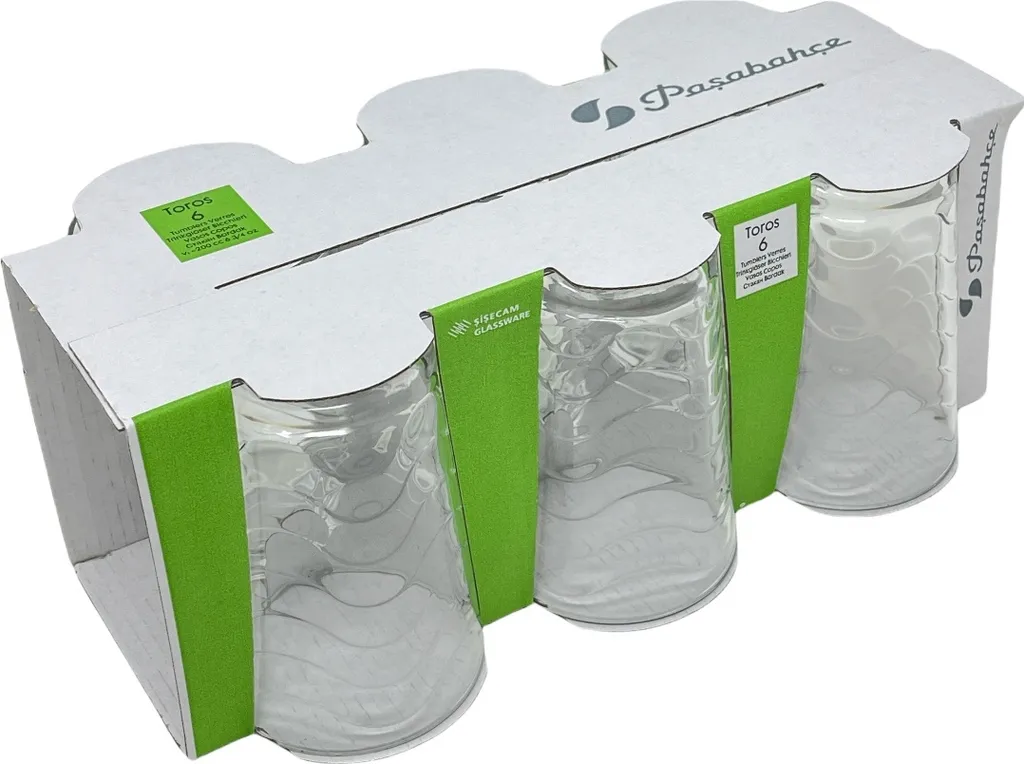 Pasabahce 52644 6-Teilig Wassergläser Glas 200 Ml Trinkglas Mit Glassaft Glas Tumbler 8 Pasabahce 52644 6-Teilig Wassergläser Glas 200 Ml Trinkglas Mit Glassaft Glas Tumbler - Image 6