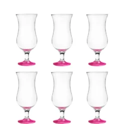 Platinux Cocktailgläser Set 6 Stück 420ml Longdrinkgläser Bargläser Hurricane Groß (Pink) -Deutschland Herd Geheimnis Verkaufs-Shop b288c0ab5c92f32ec271024135243365