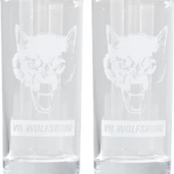 VFL Wolfsburg Trinkglas Wolf 2er-Set