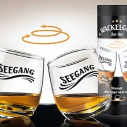 Wackelglas SEEGANG, 2er Set, 200ml, In Geschenkbox -Deutschland Herd Geheimnis Verkaufs-Shop bbba02afb9659738a3ded64e3ca42423