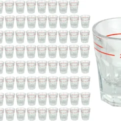 96er Set Stamper Lahnstein Schnapsgläser 2cl Geeicht