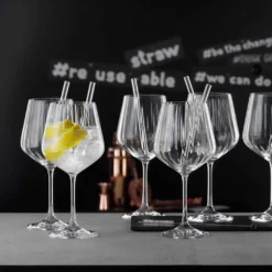 Nachtmann Gin&Tonic + 4 Glastrinkhalme 7574/8tlg. Tastes Good 103143 -Deutschland Herd Geheimnis Verkaufs-Shop c12646c1b047dda141b41524851c515a