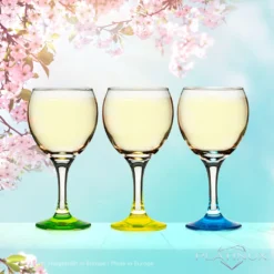 Trinkgläser Bunt Aus Glas Weingläser Mit Buntem Stiel 220ml Set 6-Teilig Getränkeglas Wasserglas Weißweingläser -Deutschland Herd Geheimnis Verkaufs-Shop c3a7e1efb1ffc28ef736ba4d6461bb84
