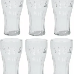 Coca-Cola Relief-Glas 27cl - 6-er Set -Deutschland Herd Geheimnis Verkaufs-Shop c81a450c33bdba66e86a3a22061ac450
