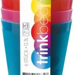 Gut & Trinkbecher Kunststoff 6er