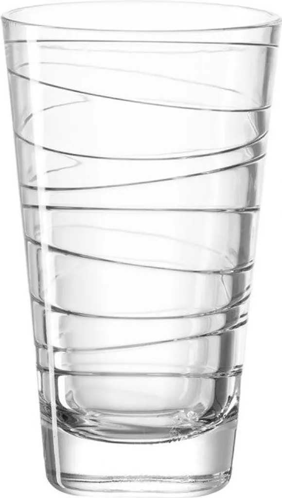 LEONARDO 019450 Vario Struttura Longdrinkbecher, Glas, 280 Ml, Klar (6 Stück) 3 LEONARDO 019450 Vario Struttura Longdrinkbecher, Glas, 280 Ml, Klar (6 Stück)