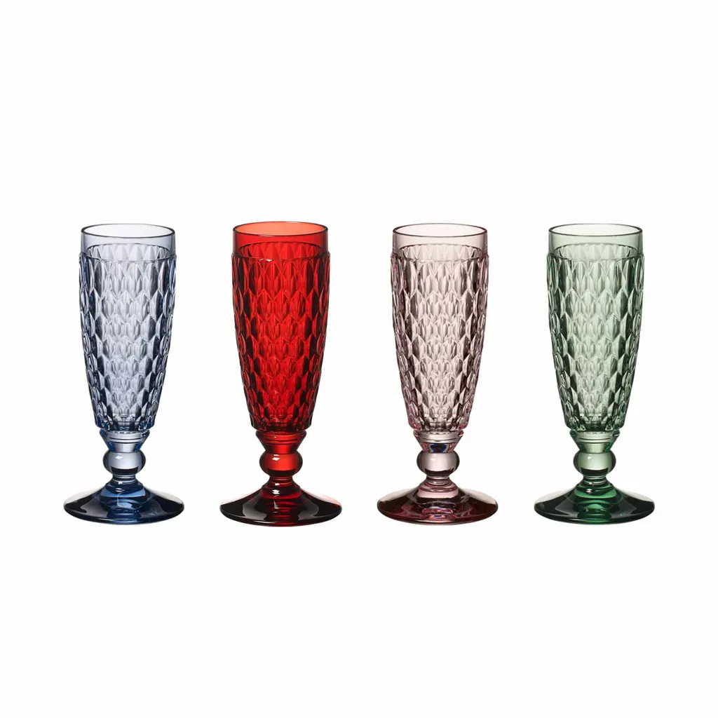 Villeroy & Boch Boston Coloured Sektgläser 4er Set 145 Ml 3 Villeroy & Boch Boston Coloured Sektgläser 4er Set 145 Ml
