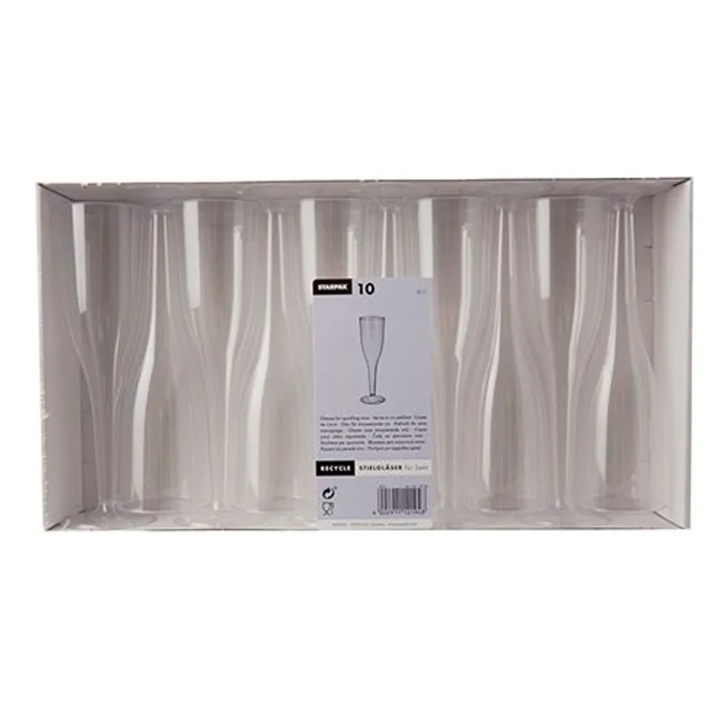 PAPSTAR Kunststoff-Sektglas 0,1 L Glasklar 10 Stück 9 PAPSTAR Kunststoff-Sektglas 0,1 L Glasklar 10 Stück - Image 7