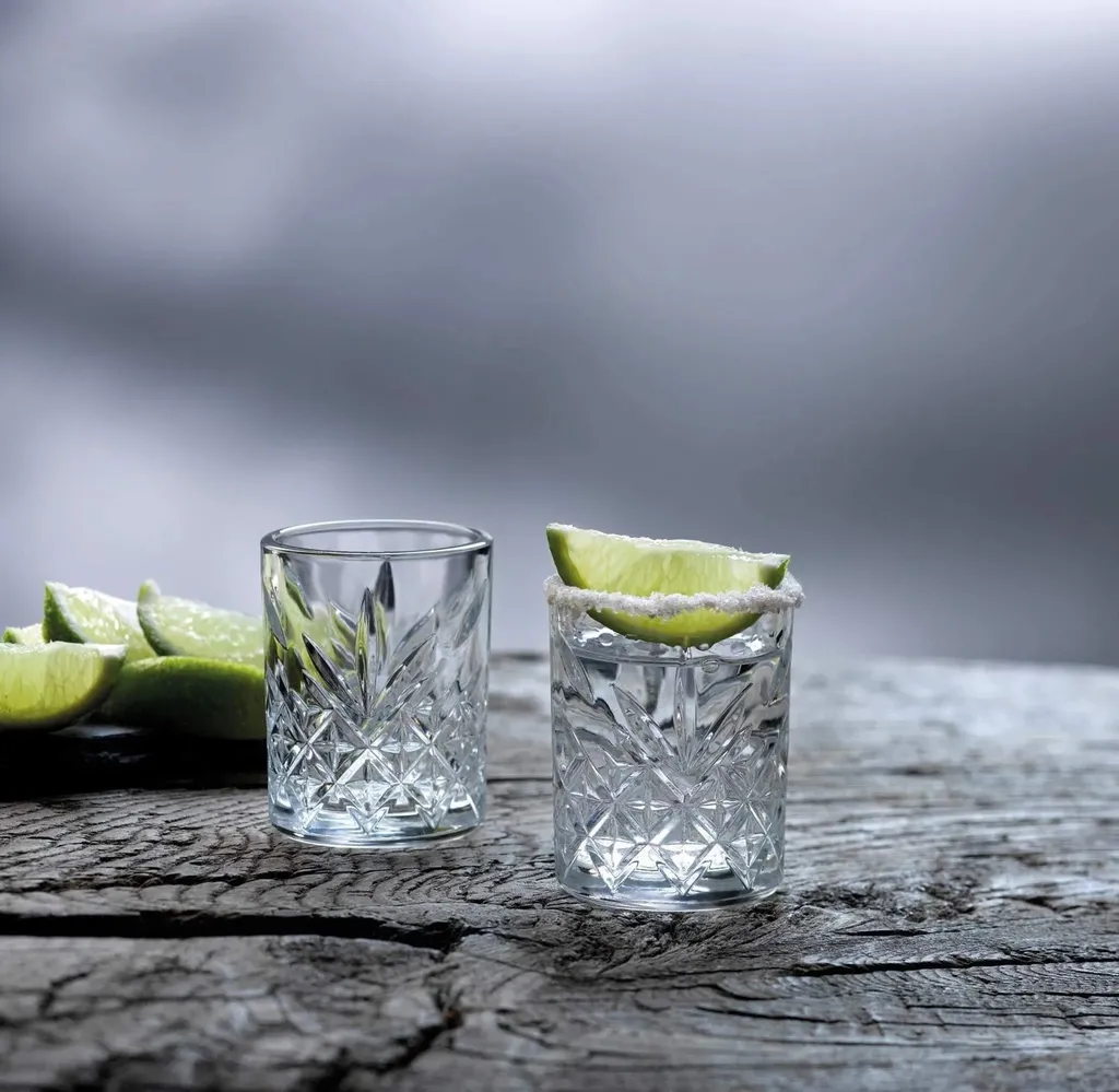 Pasabahce 52780 Shot Glas Stamper Timeless In Crystal Design 4er-Set 4 Pasabahce 52780 Shot Glas Stamper Timeless In Crystal Design 4er-Set - Image 2