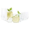 12tlg Gläserset Bella 6x Wasser Trink-Becher 6x Long-Drink Partygläser 310ml Tumbler Glas Gastro -Deutschland Herd Geheimnis Verkaufs-Shop da3b34edeb1278c6943eff21c33cec44