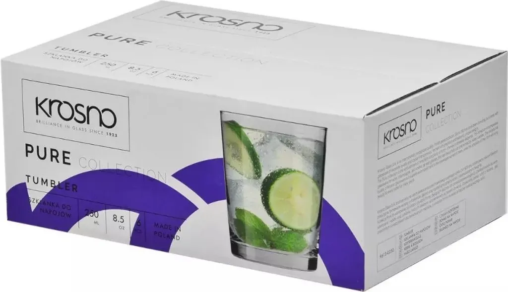 KROSNO Pure Wassergläser, 6er-Set, 250 Ml 13 KROSNO Pure Wassergläser, 6er-Set, 250 Ml - Image 11