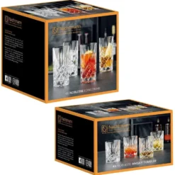 Nachtmann Nobelesse Gläser 4 Longdrinkgläser 4 Whiskygläser -Deutschland Herd Geheimnis Verkaufs-Shop e464f3f72a18053830f3d3520c3dffee