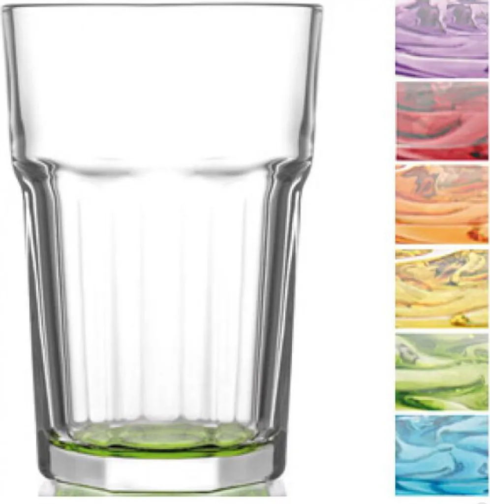Trinkglas Cocktailglas Caipirinha Glas Transparent Oder Farbig Sortiert 300 Ml , Farbe:Mehrfarbig Sortiert, Stückzahl:6 Stück 4 Trinkglas Cocktailglas Caipirinha Glas Transparent Oder Farbig Sortiert 300 Ml , Farbe:Mehrfarbig Sortiert, Stückzahl:6 Stück - Image 2